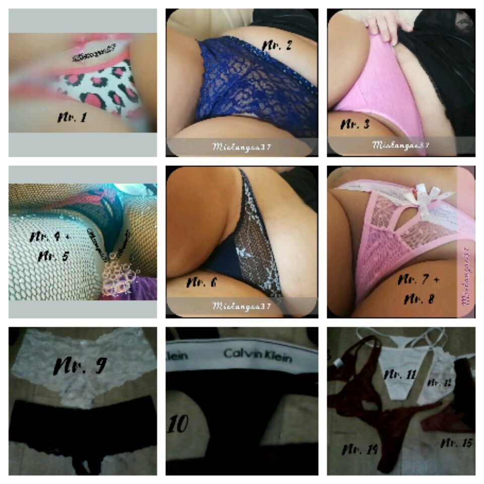 Hier findet Ihr Getragene Nylonsocken und Tangas.