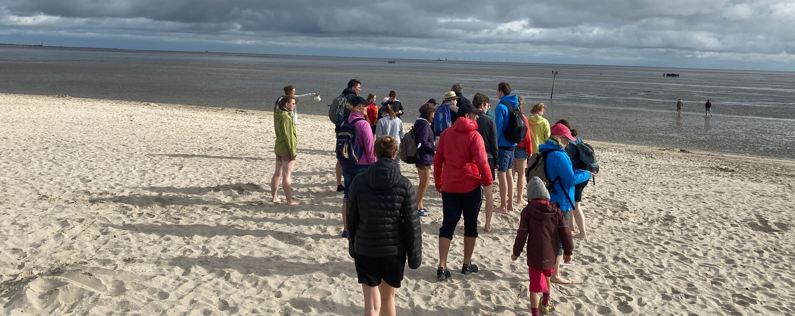 Wattwanderung Schillig Moin Mehrblick Meerblick Nordsee Penthouse