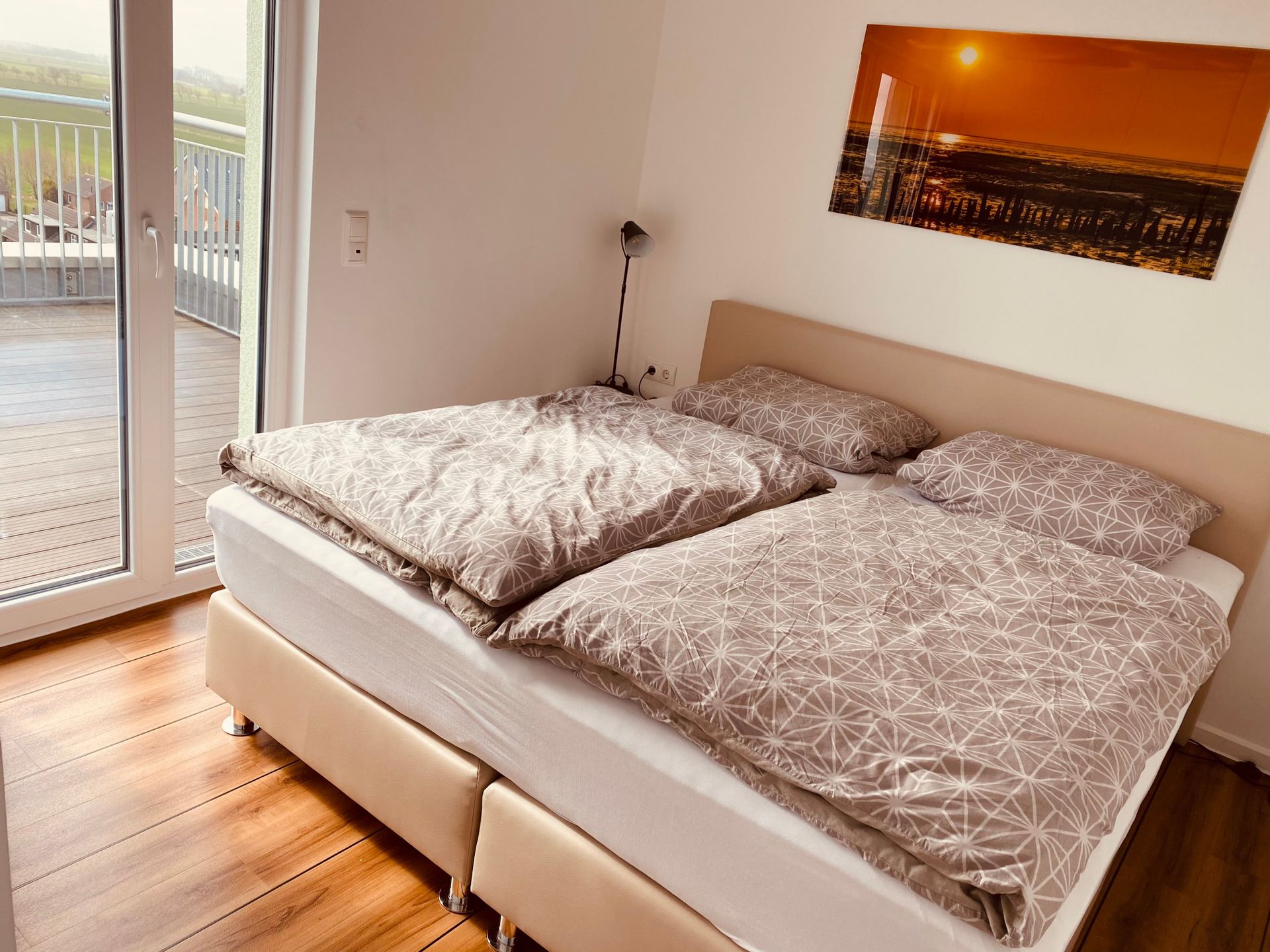 Schlafzimmer Moin Mehrblick Meerblick Nordsee Penthouse