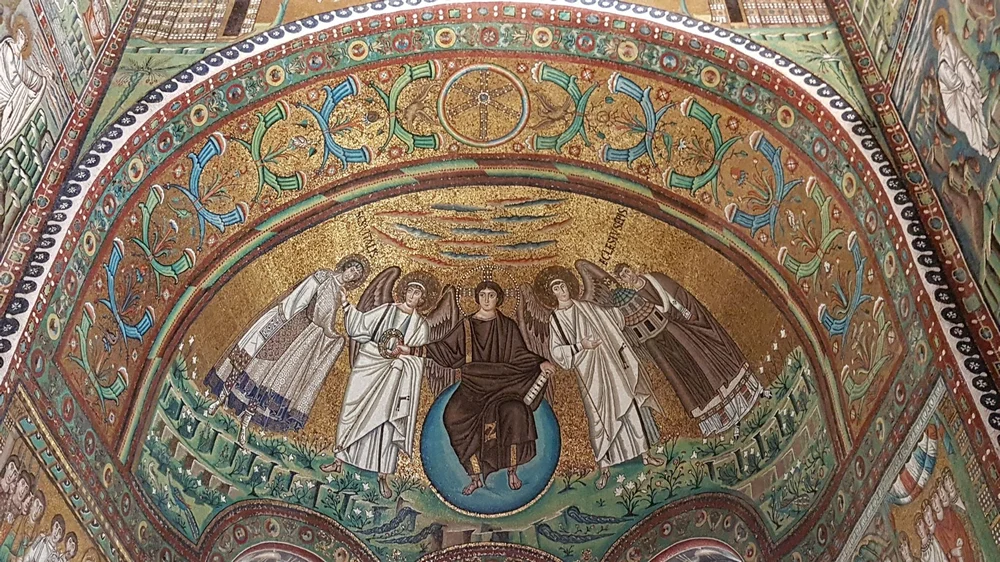 Ravenna San Vitale Mosaik