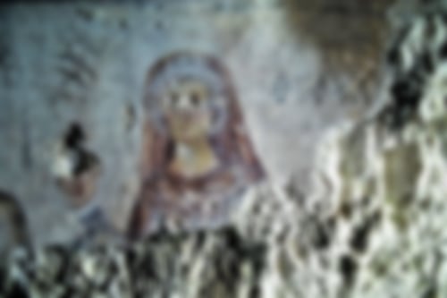 Paulusgrotte Ephesos Fresko Thekla