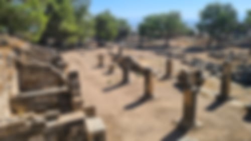 Perge Agora und Stoa