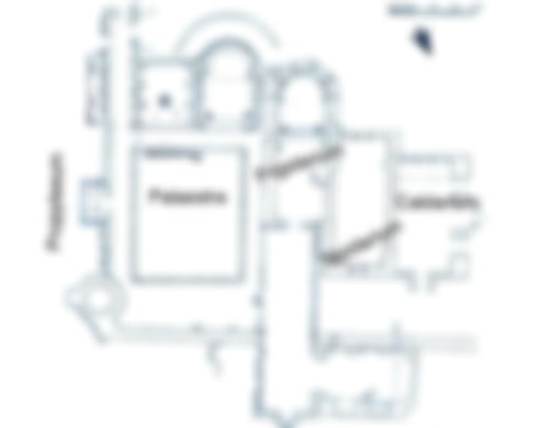 Perge Südthermen Plan