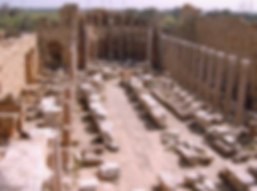 Die Severische Basilika in Leptis Magna