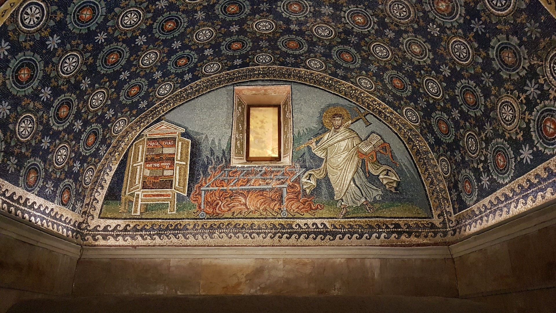 Laurentiusmartyrium im Mausoleum der Galla Placidia