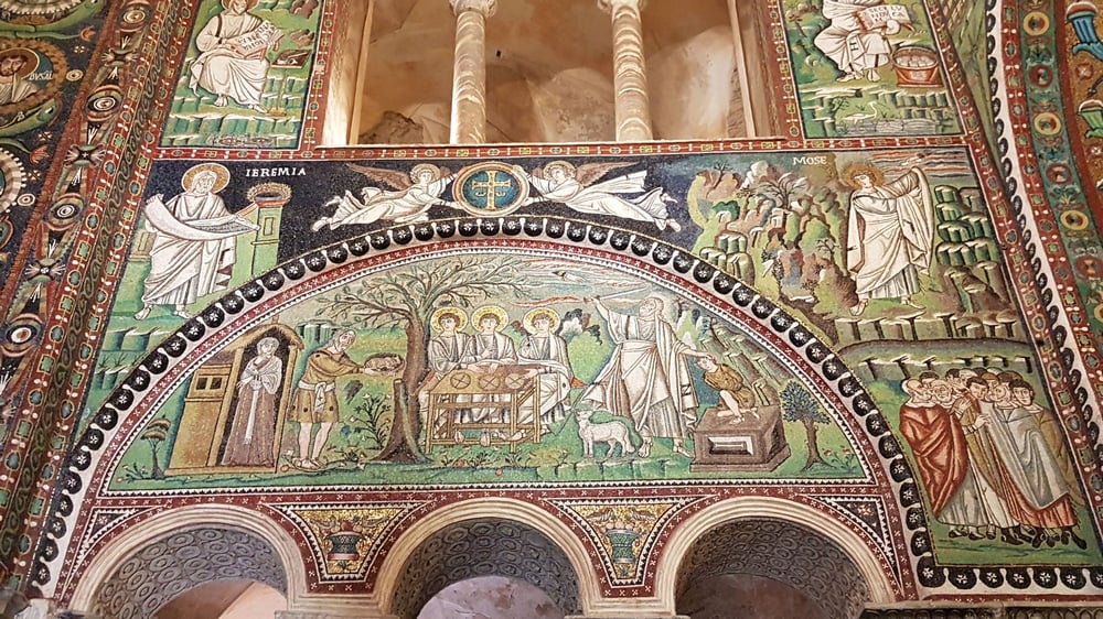 Ravenna San Vitale Mosaik