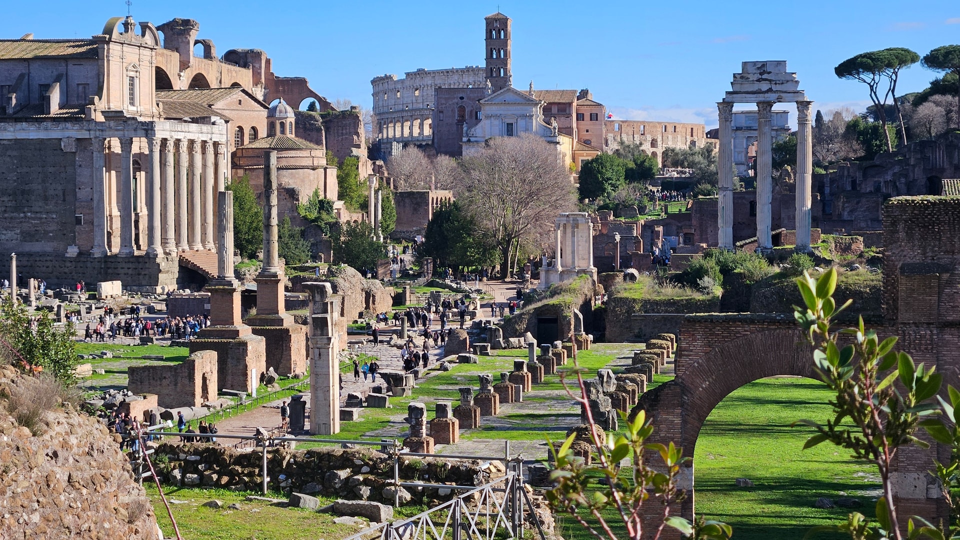 Basilica Iulia auf dem Forum Romanum