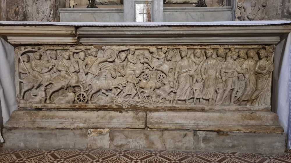 Sarkophag Arles Durchzug Rotes Meer