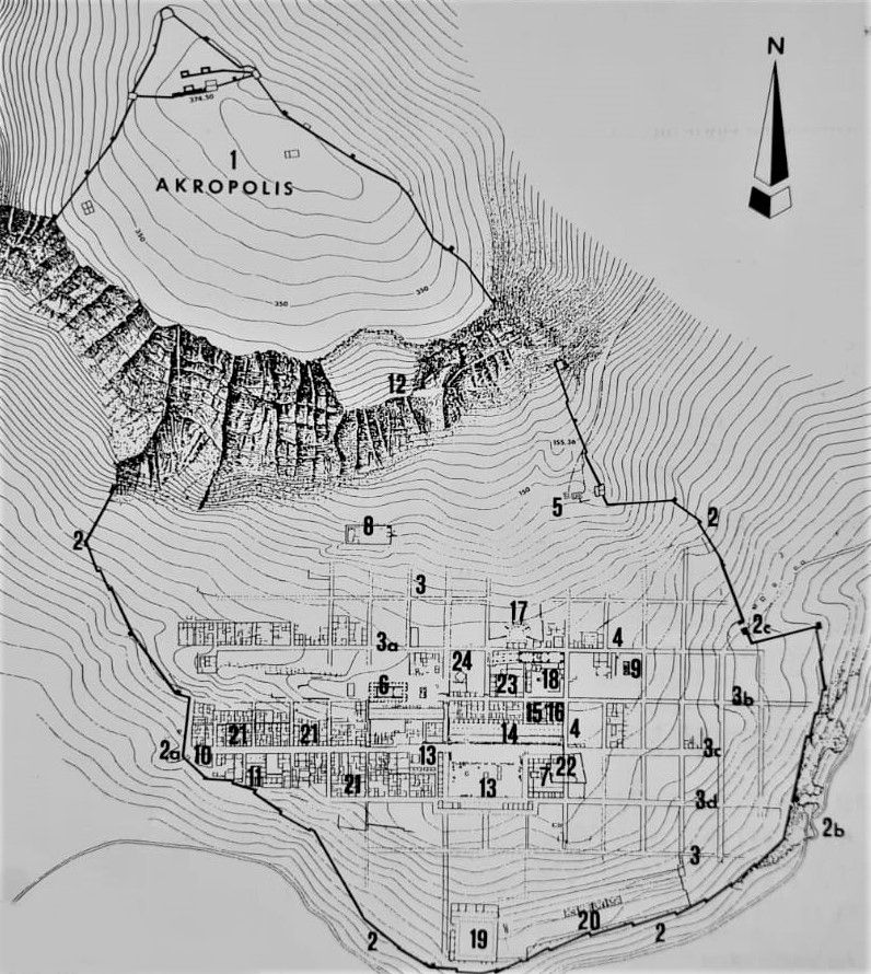 Stadtplan Priene