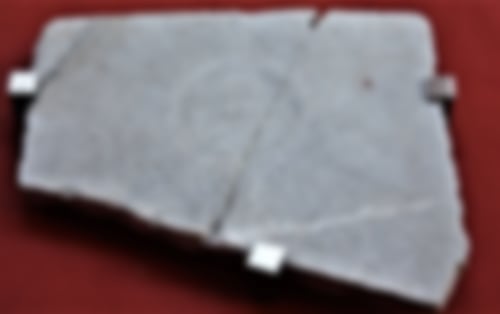 spätantiker christlicher Grabstein