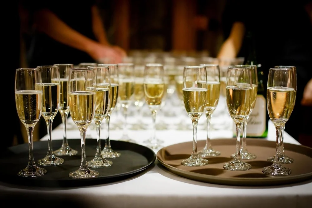 Sekt, Feiern, Weihnachtsfeier, Sektempfang