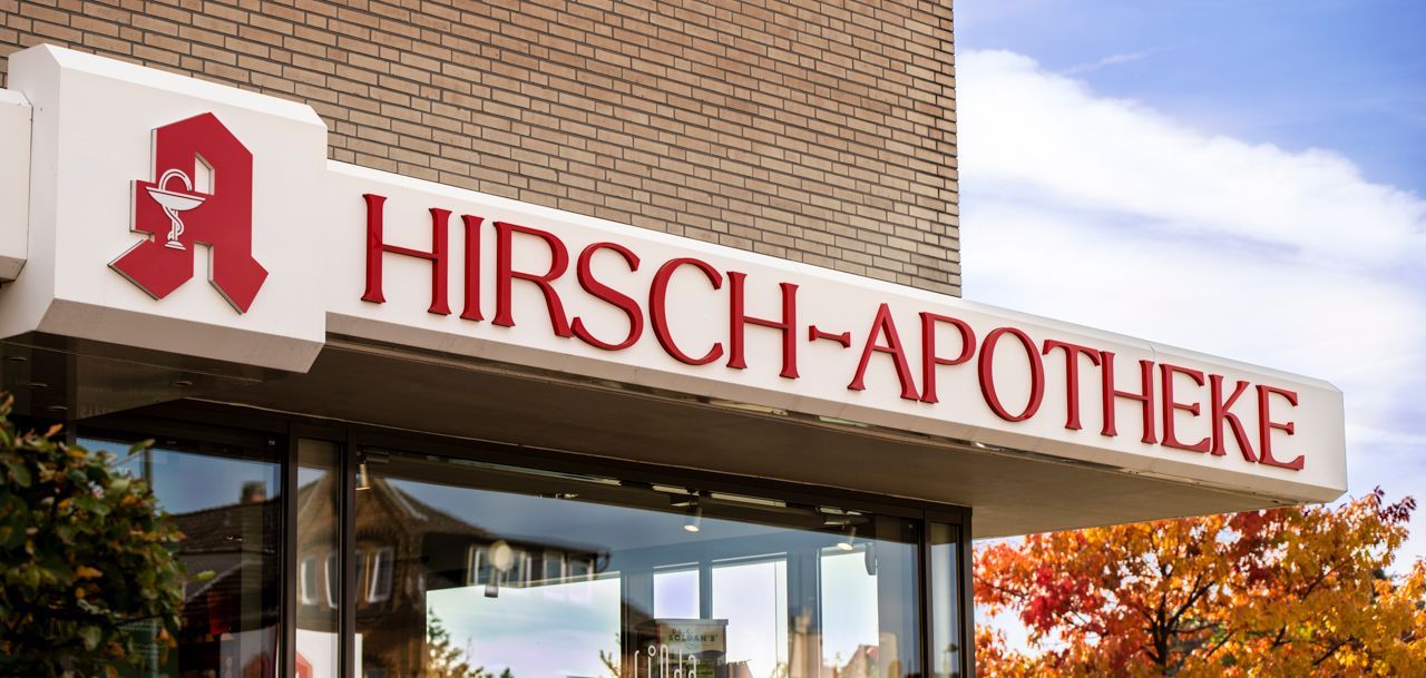 Aussenansicht der Hirsch Apotheke