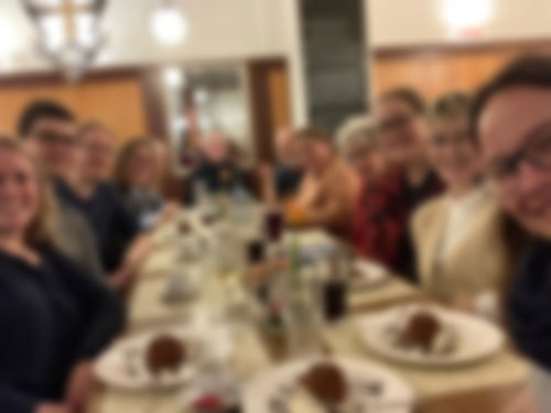 Gruppenbild Nachbesprechung vom Jugendwochenende am 27.03.2024