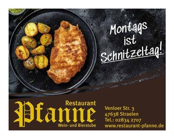Schnitzel-Karte | Restaurant-Pfanne