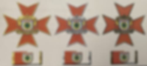 Ehrenkreuz in Bronze Silber Gold Kreisfeuerwehrverband Hohenmölsen 