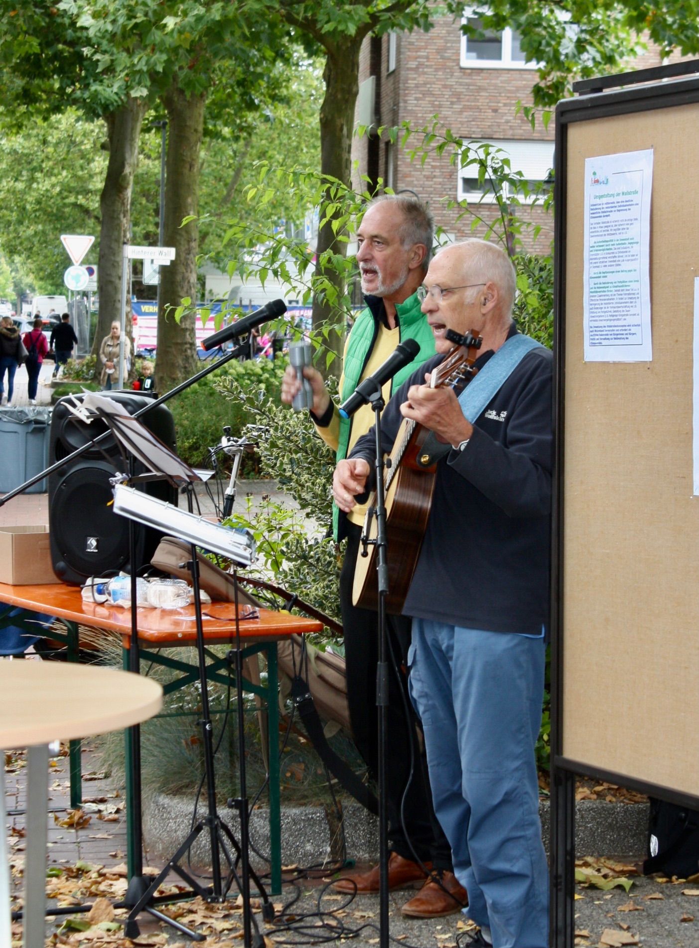 Peter und Uli beim Infotag im September 2021
