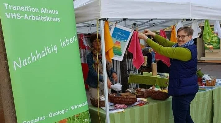 Stand auf dem Frühlingsmarkt