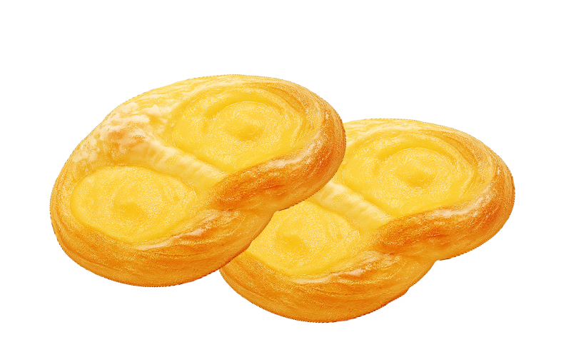 Zwei freiestellte Puddingbrezel