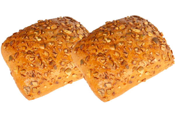 zwei freigestellte Sauerteig-Buns