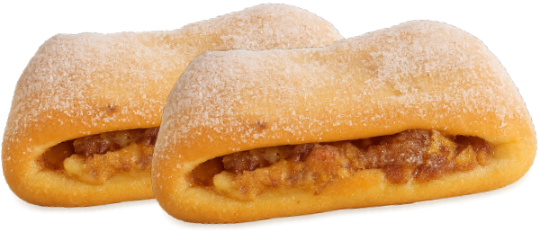 Zwei freiestellte Puddingbrezel