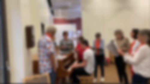 Singrunde bei Vereinsgeburtstag