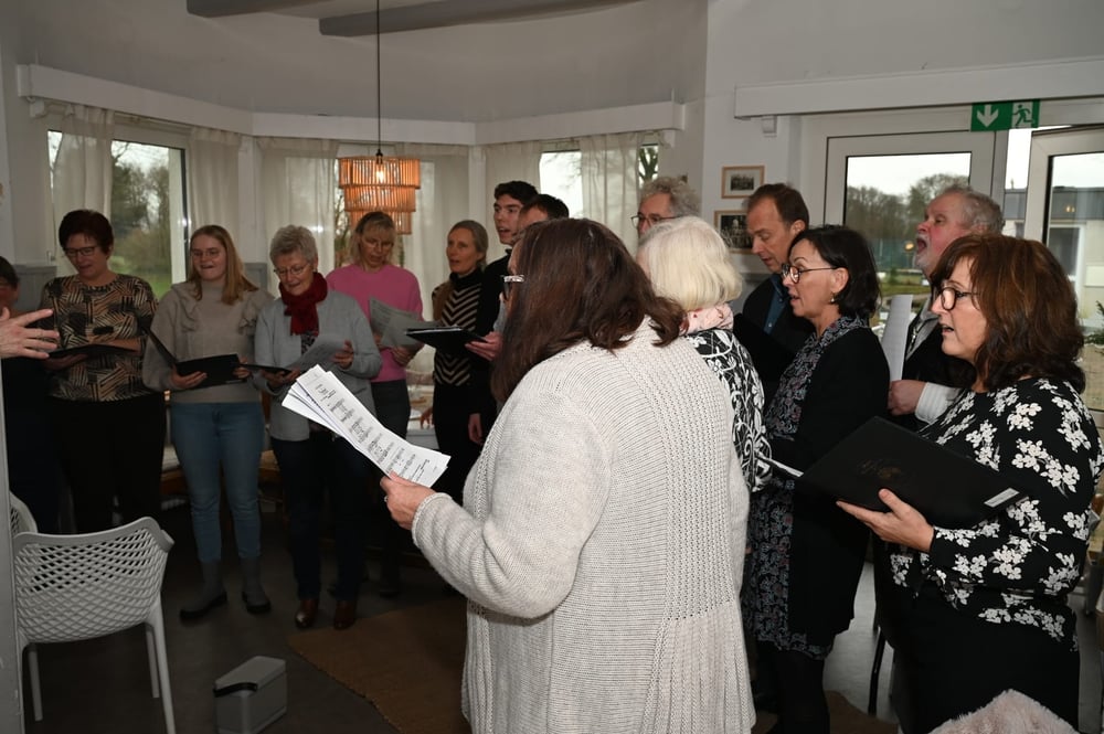 Ständchen bei Evas Geburtstag