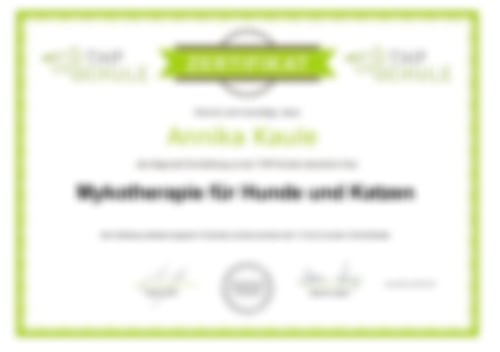 Annika Kaule: Mykotherapie für Hunde und Katzen