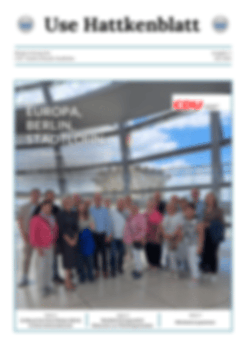 Hattkenblatt CDU Stadtlohn