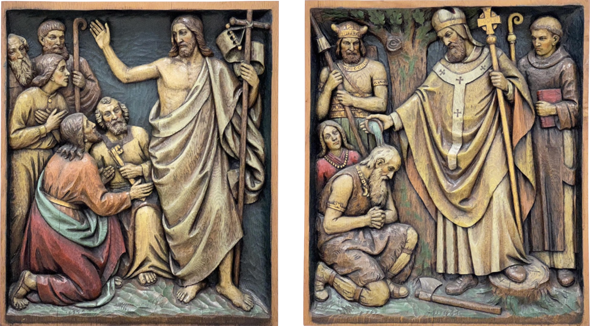 Kanzel-Reliefs