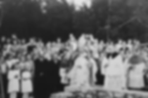 Grundsteinlegung in der Josefssiedlung mit Erzbischof Berning