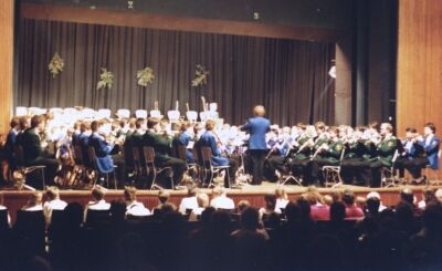 Weihnachtskonzert 1986 zusammen mit der Städtischen Kapelle Ahaus