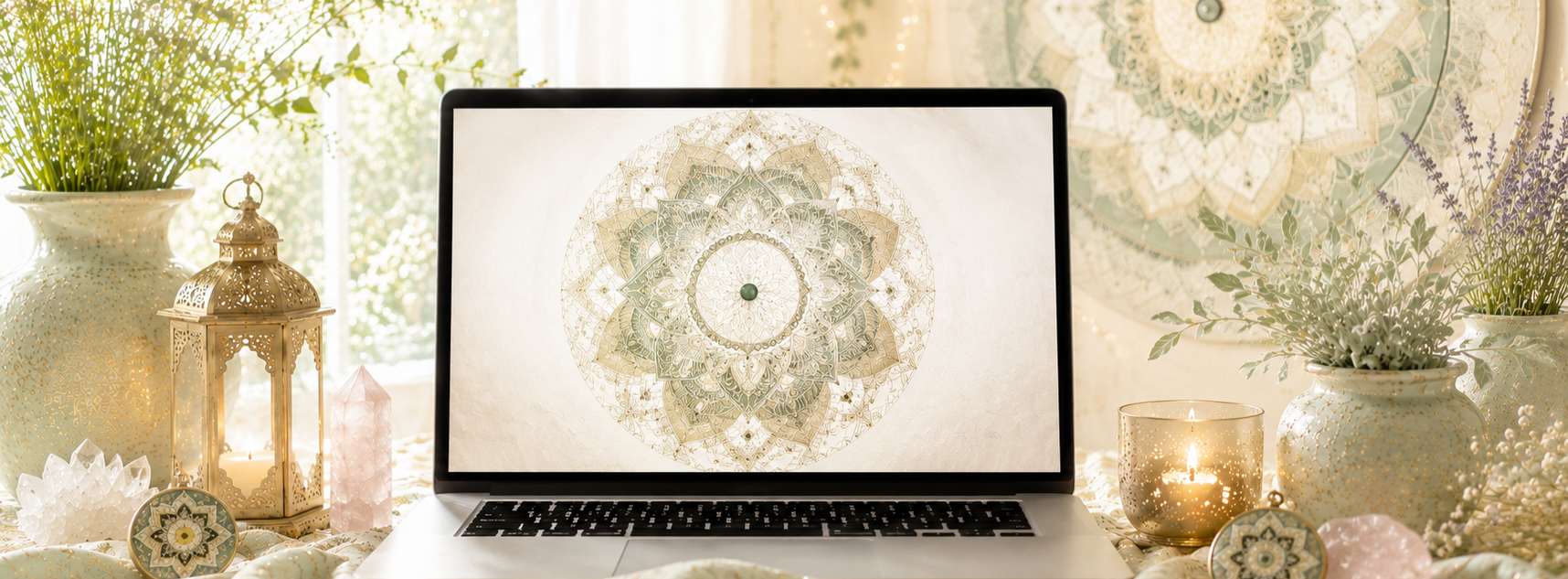 Mandala Shop - handgemalte Mandalas, Energieamulette, Malas, Kartensets, spirituelle Geschenke