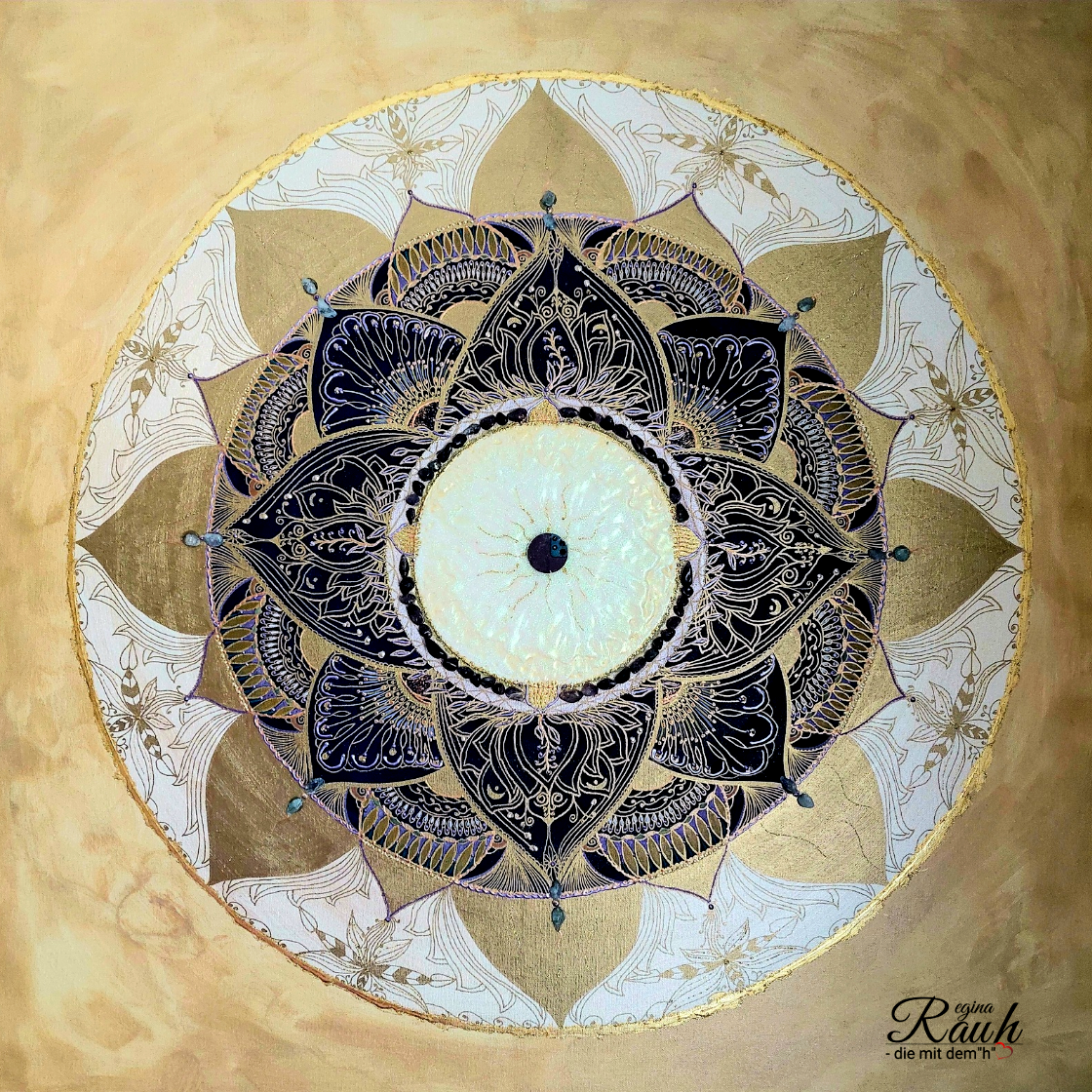handgemalte Mandalas kaufen, spirituelle Geschenke, Mandalas, Mandala, Regina Rauh, Otterndorf