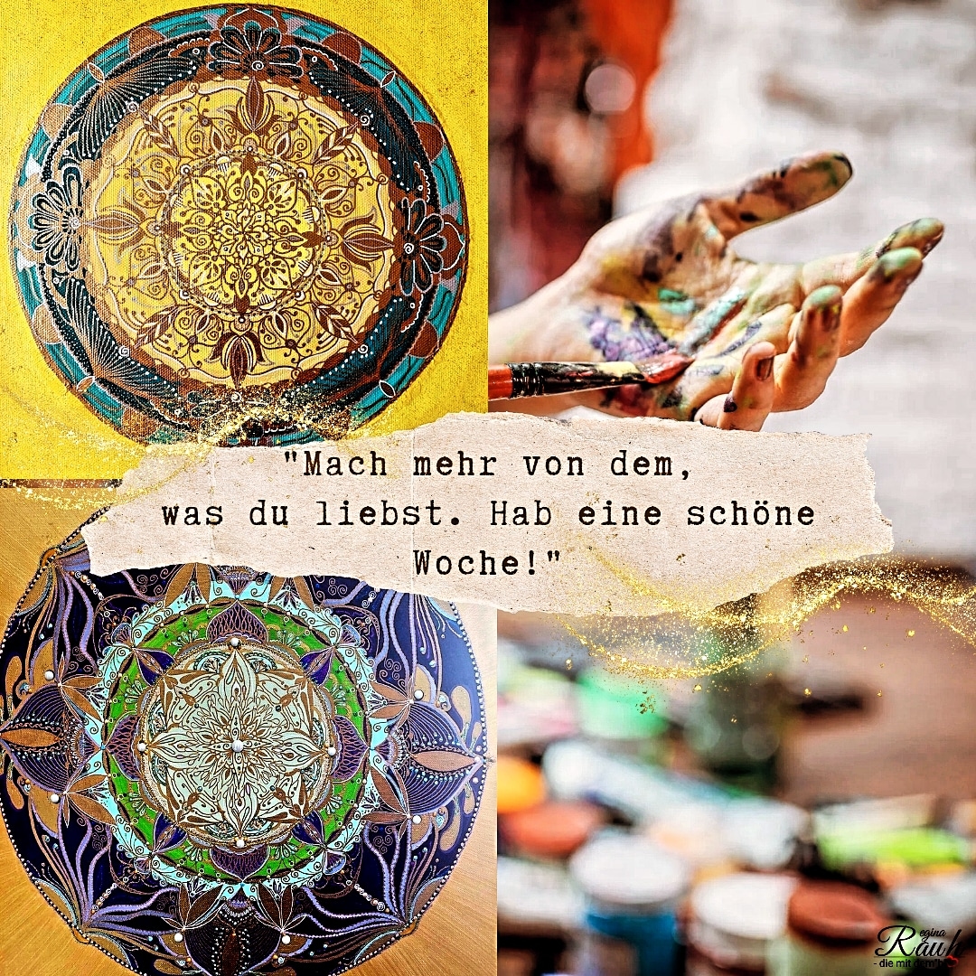 handgemalte Mandalas kaufen, handgemalte Mandalas, handgemalte Amulette kaufen, Mandalaworkshop, Mandalamalen, Mandalamalkurs, Regina Rauh, Otterndorf