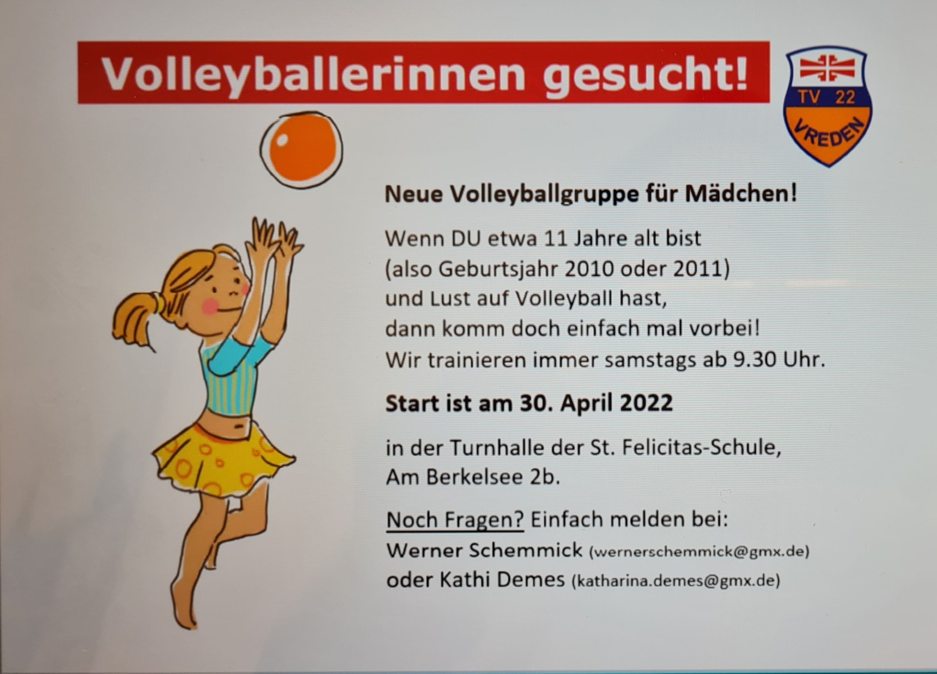 aus der Abteilung | TV Vreden Volleyball