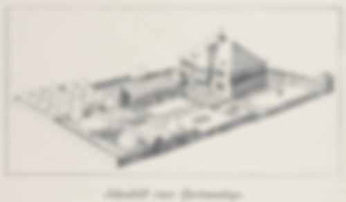 Schaubild der Gartenanlage