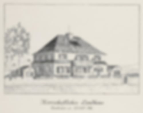 Schaubild des herrschaftlichen Landhauses