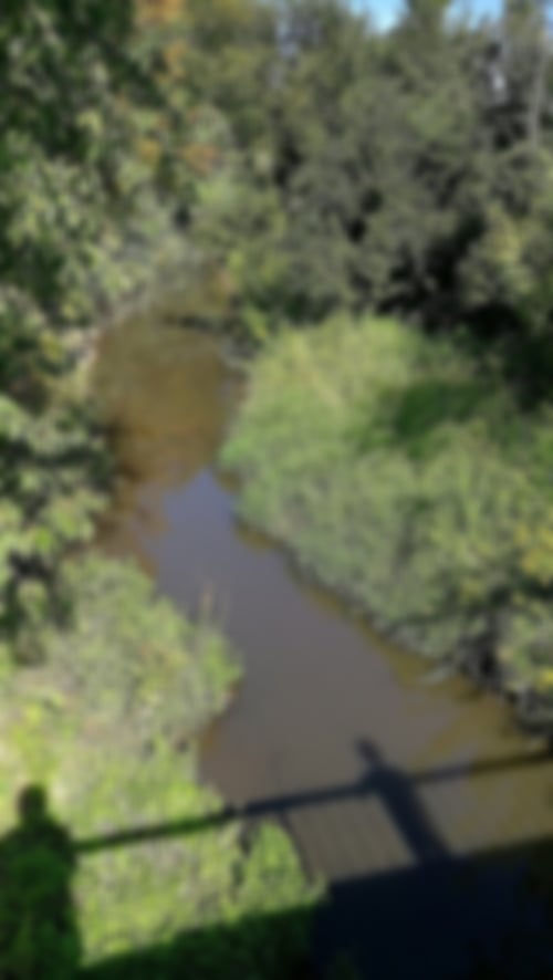 Unterwasser nach der Stauwehr Bruchhausen