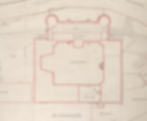 Plan des Ettlinger Schlosses