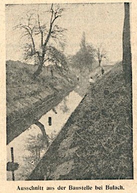 Fotografie des Malscher Landgrabens