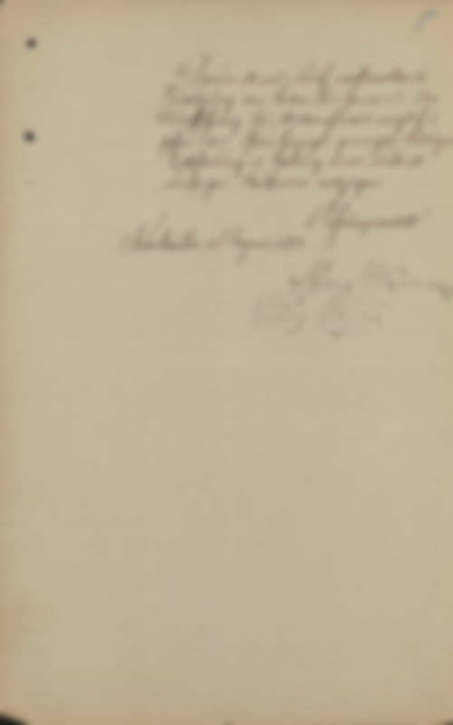 Kaufgesuch der Herren Reiß und Hörner, Rückseite