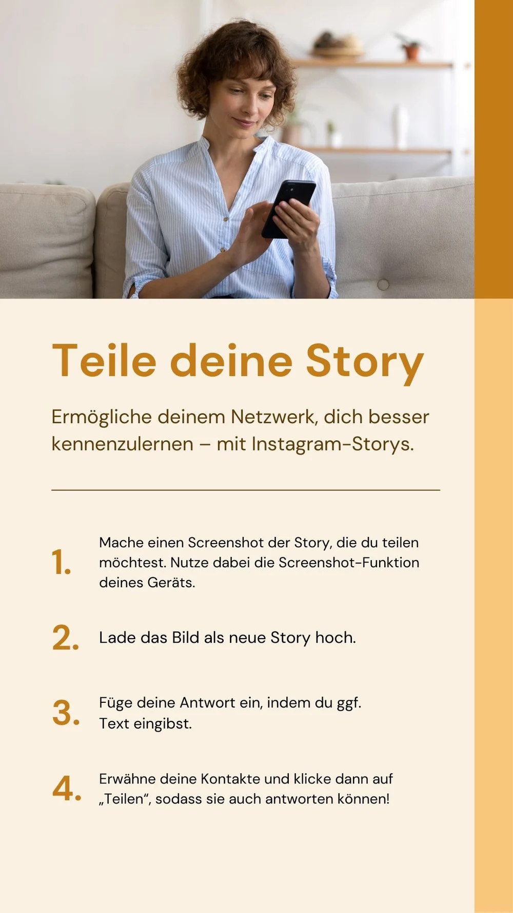 Teile deine Story auf Instagram - AK Move Digital