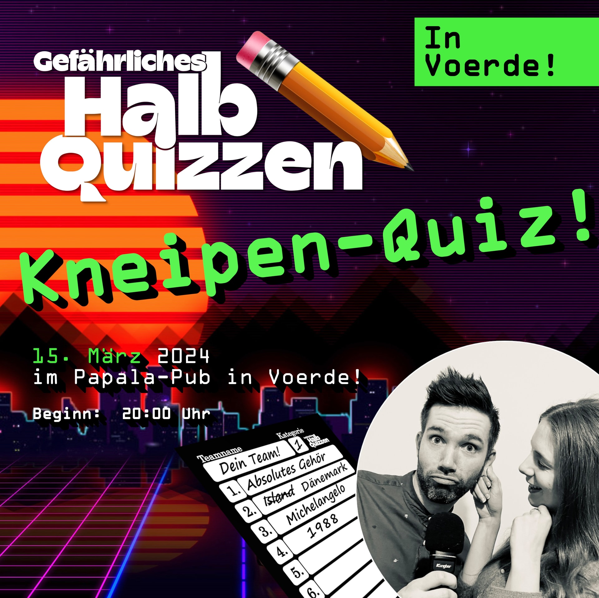 Gefährliches HalbQuizzen – Dein Kneipen-Quiz im Papala-Pub!