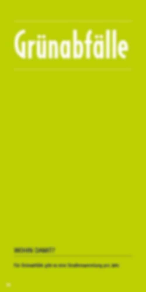 Abfall entsorgen im Ortenaukreis - Sortierhinweise