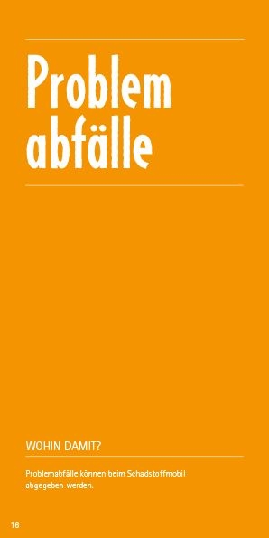 Abfall entsorgen im Ortenaukreis - Sortierhinweise