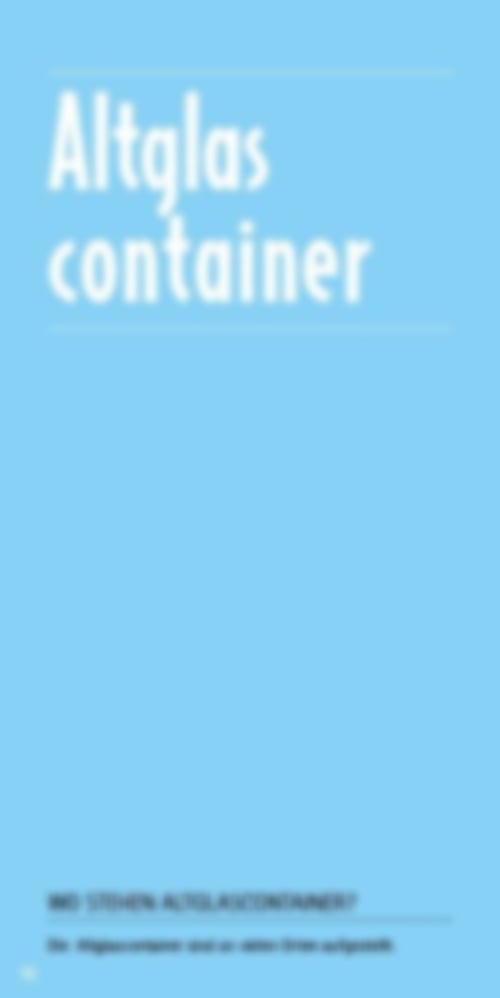 Abfall entsorgen im Ortenaukreis - Sortierhinweise