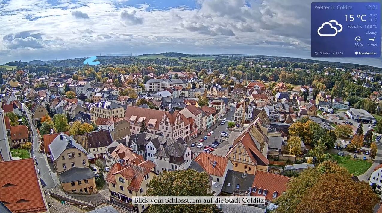 Webcam auf Schloss Colditz
