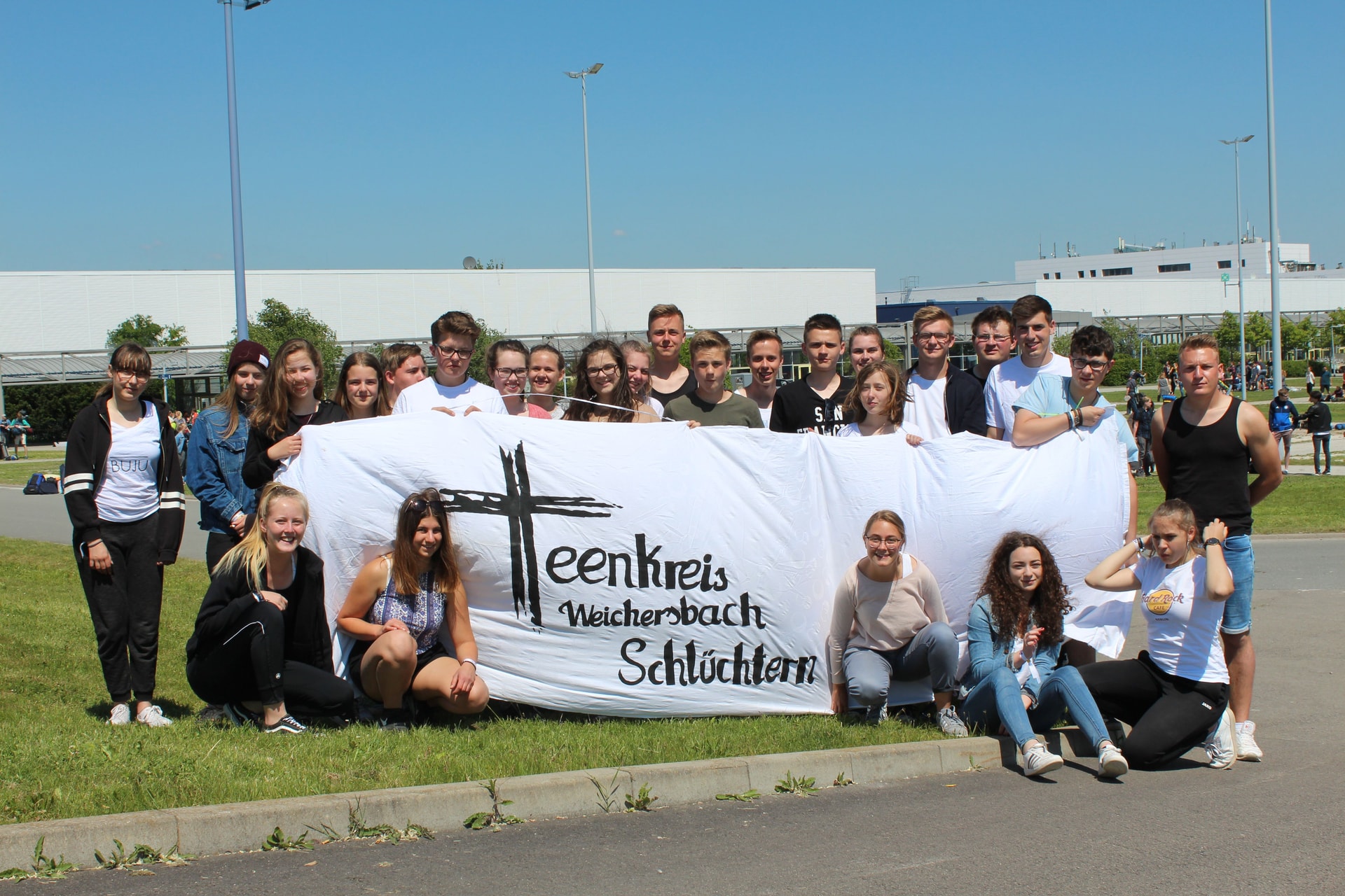 Teenkreisgruppe Weichersbach/Schlüchtern auf dem Bundesjugendtreffen