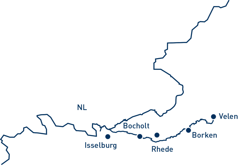LEADER-Region Bocholter Aa karte