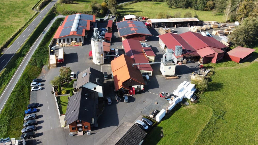 Holzbau Lins, Oberzell - Hauptsitz und Verwaltung + Werk 1